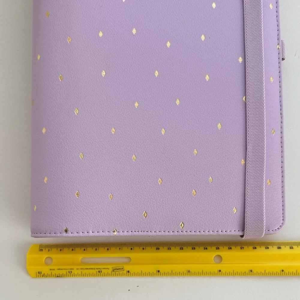 kikki.K Lavender Tablet/Planner Cover with Gold Diamond Accents - Picture 12 of 15